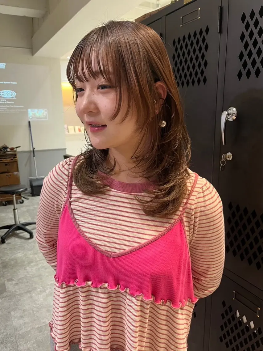 カラー siki 大阪福島 エンドウハルのヘアスタイル