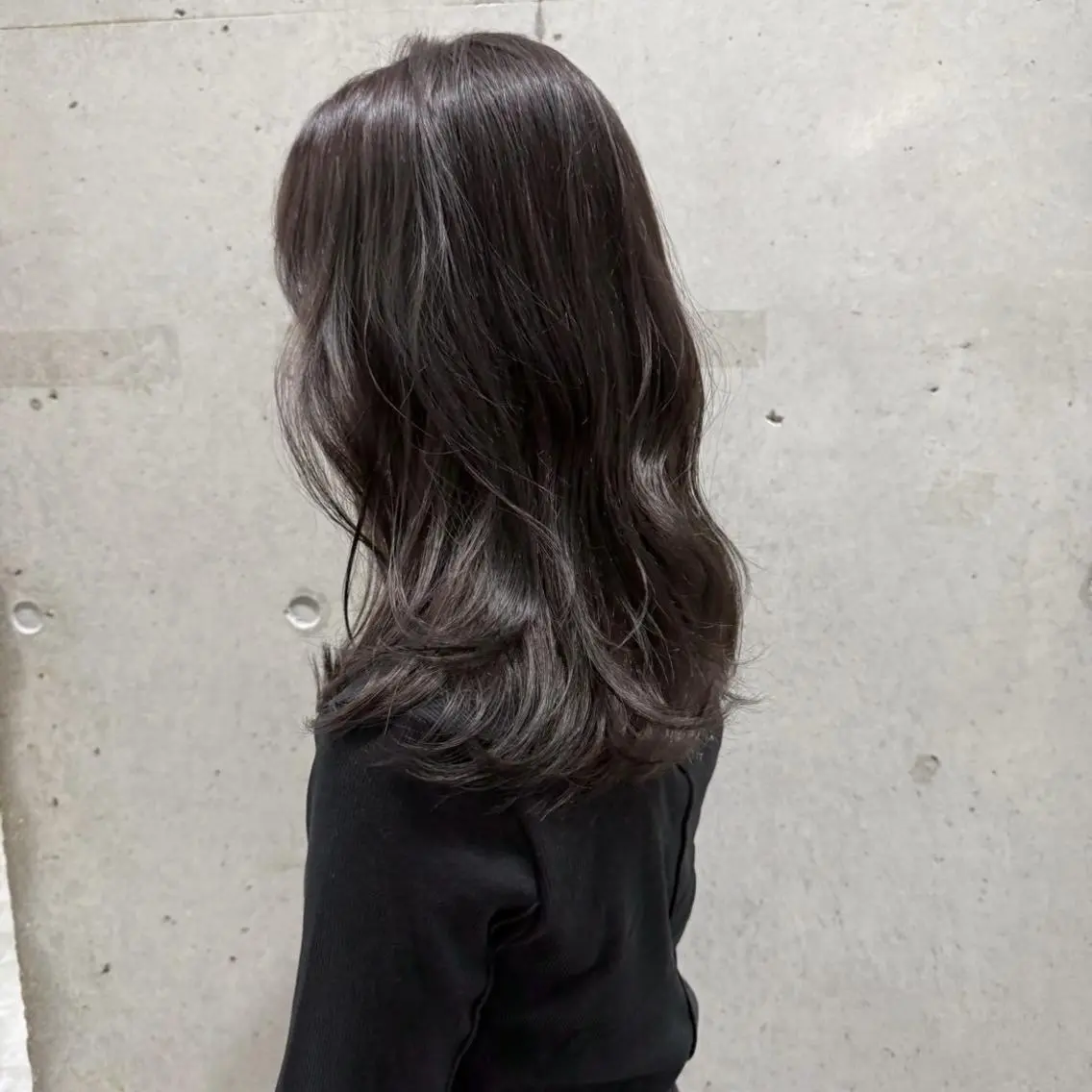 カラー セミロング 透明感カラー グレージュ ヘアカラー トリートメント 透明感🪽艶カラー☆ トレンドヘア✨のヘアスタイル