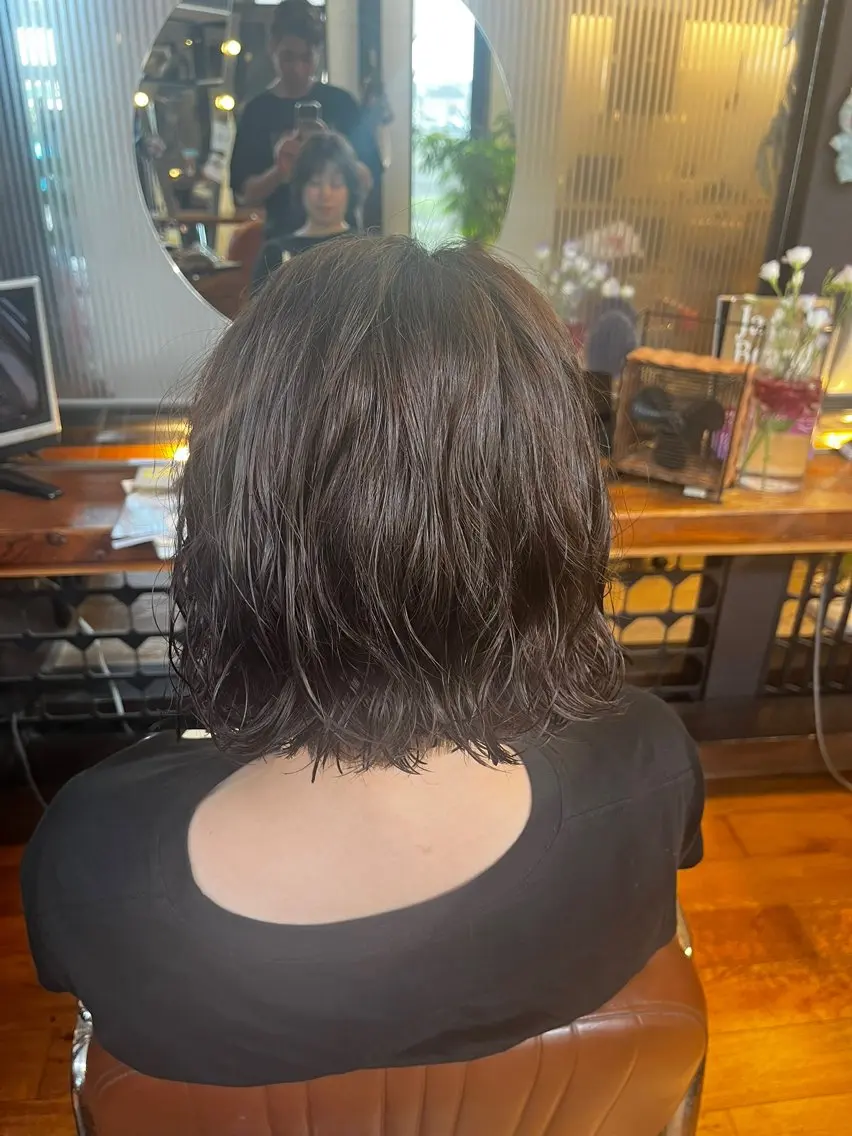 ショート パーマ NAGONSTYLE 高塩知輝のヘアスタイル