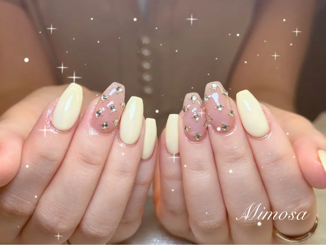 ネイル ハンドネイル 🫧Mimosa 吉祥寺のネイルデザイン