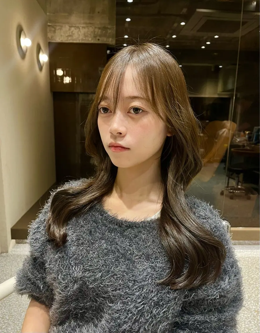 セミロング カット ヘアカラー 🫧LALA🫧 艶髪🫧のヘアスタイル