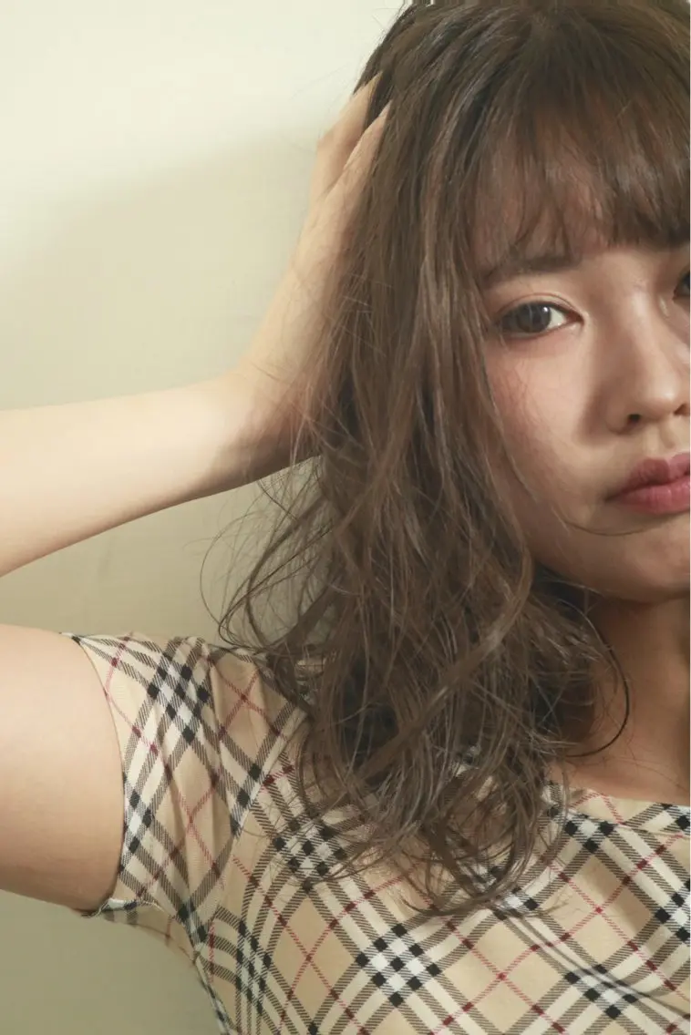 ロング ヘアカラー ooitヨシダ ミナミのヘアスタイル