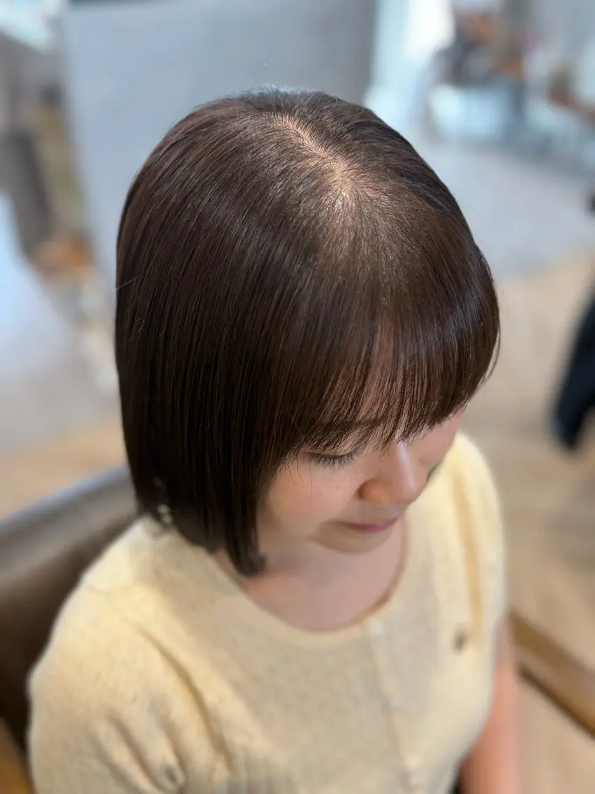 ショート カラー 透明感カラー オレンジ ヘアカラー goen/射水/北田 千恵のヘアスタイル