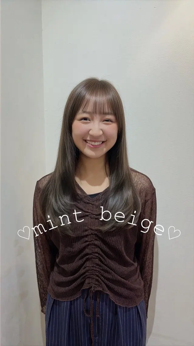 ロング カラー 黒髪 ケアカラー ダブルカラー カット ヘアカラー トリートメント 🍒桜井 優華🍒のヘアスタイル