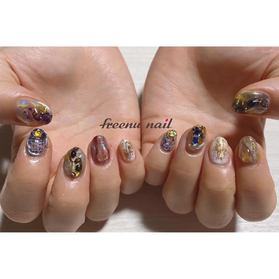ネイル ニュアンスネイル freenu nail【24H】のネイルデザイン