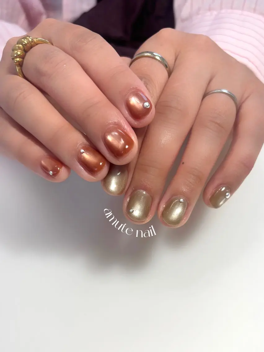 ネイル ハンドネイル Amute nailのネイルデザイン