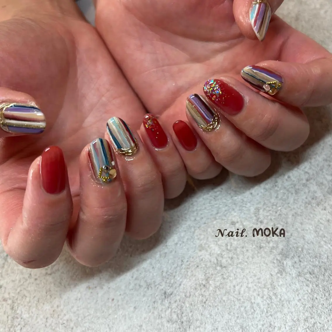 ネイル ニュアンスネイル nail. MOKAのネイルデザイン