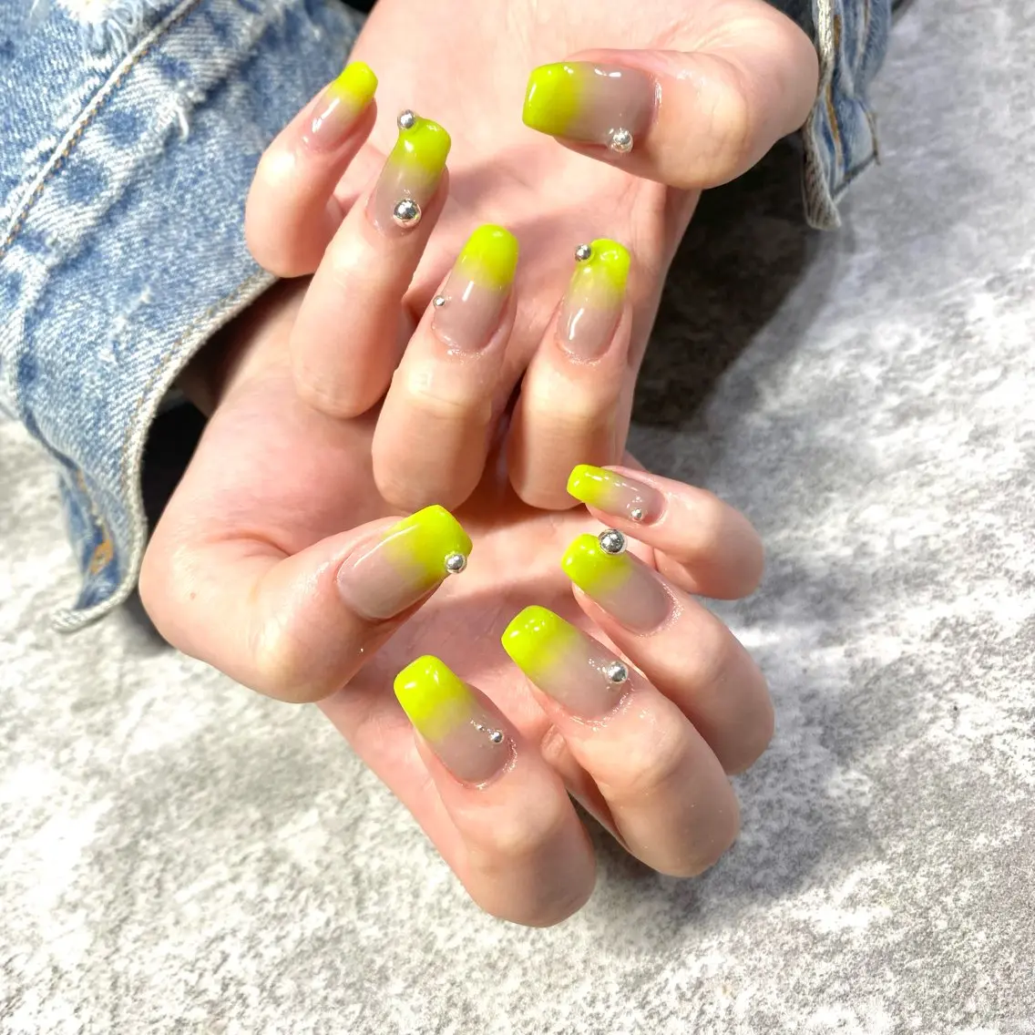 ネイル 黄色 ハンドネイル ★Rinail... .のネイルデザイン