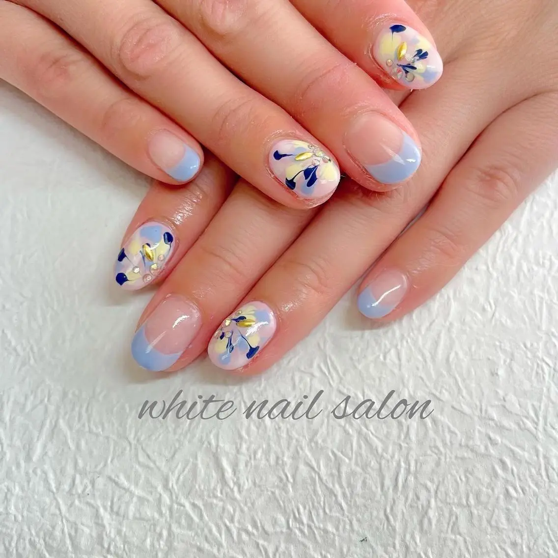 ネイル ジェルネイル ハードジェル ラメ(グリッター) 持ち込み ソフトジェル ハンドネイル white nail salonのネイルデザイン