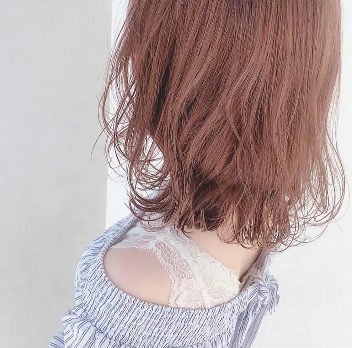 ミディアム カラー パーマ ヘアアレンジ ・˚✧すずね˚✧* ♡のヘアスタイル