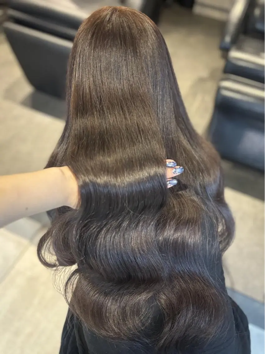セミロング ヘアカラー トリートメント 🫧神田桃歌🫧 赤羽/ワンカラー🦋のヘアスタイル