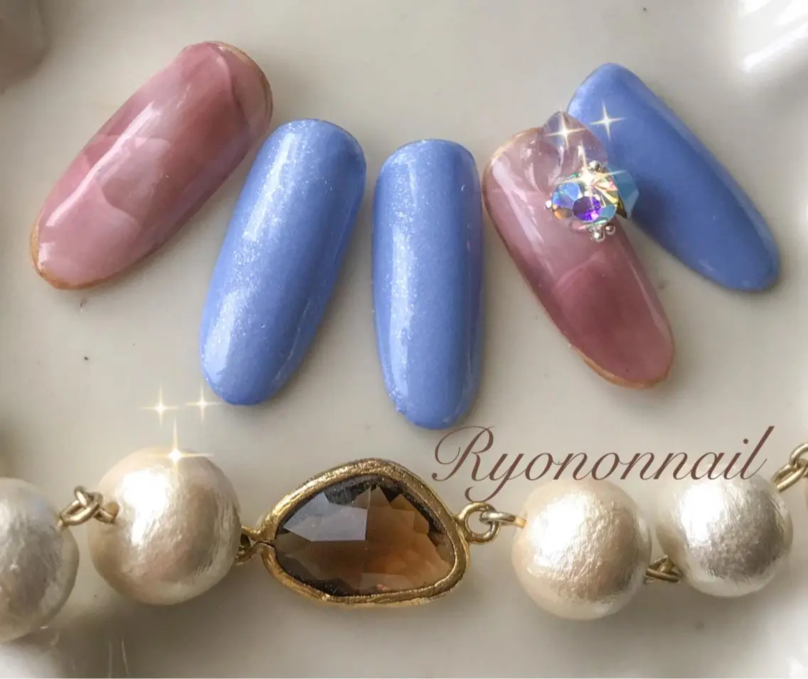 ネイル シンプルネイル ネイルチップ Ryononnail 上谷典子のネイルデザイン