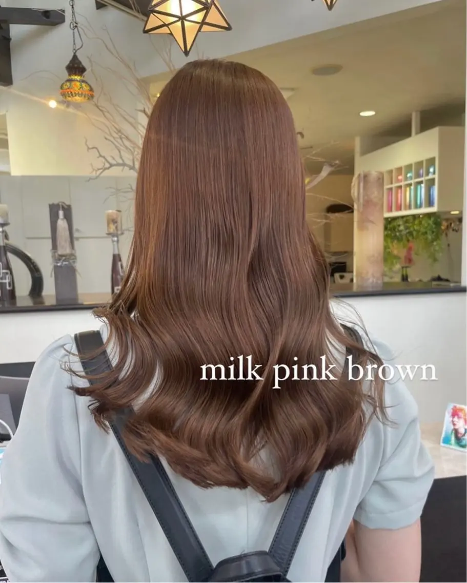 ロング カラー カット ヘアカラー トリートメント コレットヘアー 田中アヤノのヘアスタイル
