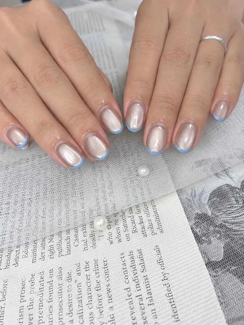 ネイル シンプルネイル shiki_nail 🪐のネイルデザイン