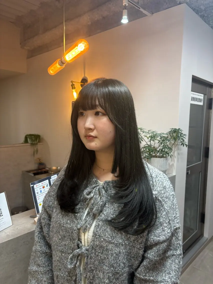 ロング カラー しゅり Flag hairのヘアスタイル