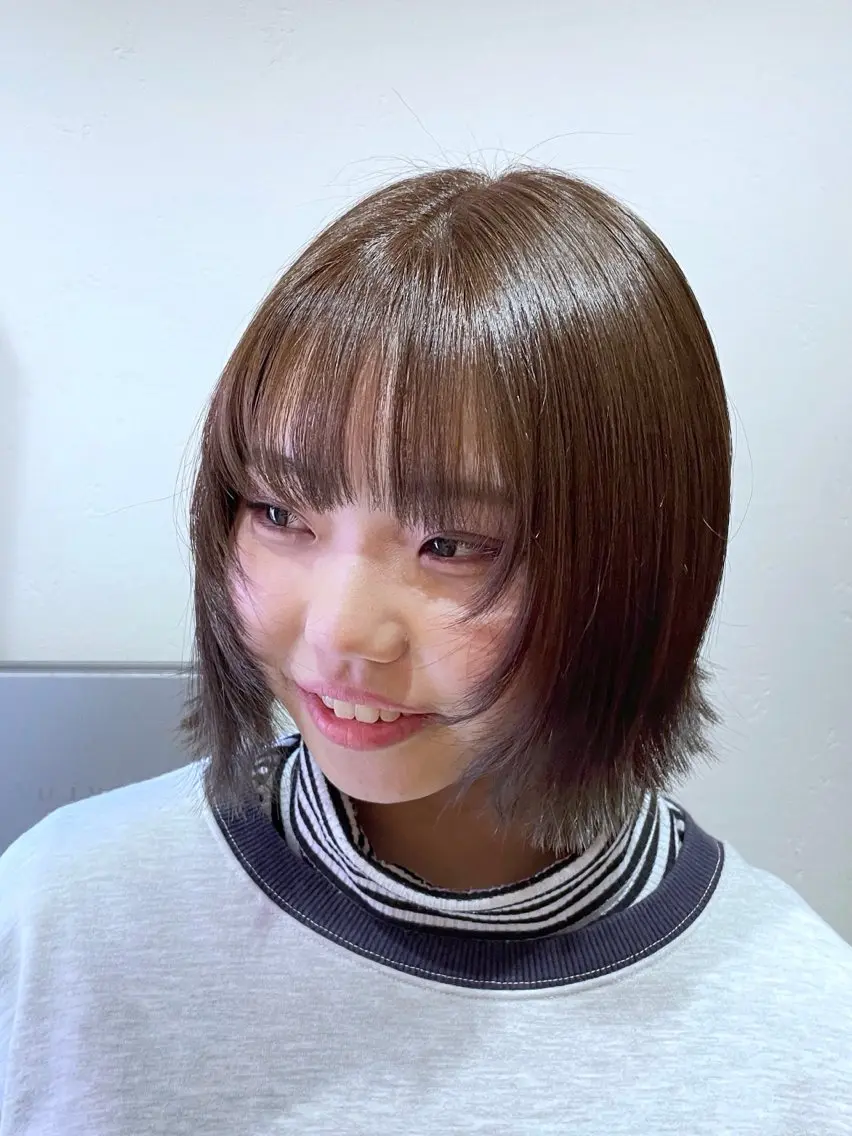 ミディアム なつき🎀韓国ヘア /透明感カラーのヘアスタイル