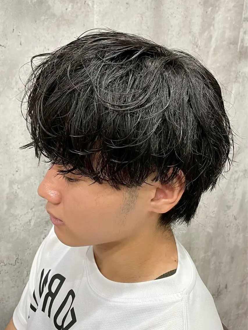 パーマ メンズ カット パーマ 🔥メンズカット🔥 パーマ⚡️松永のヘアスタイル