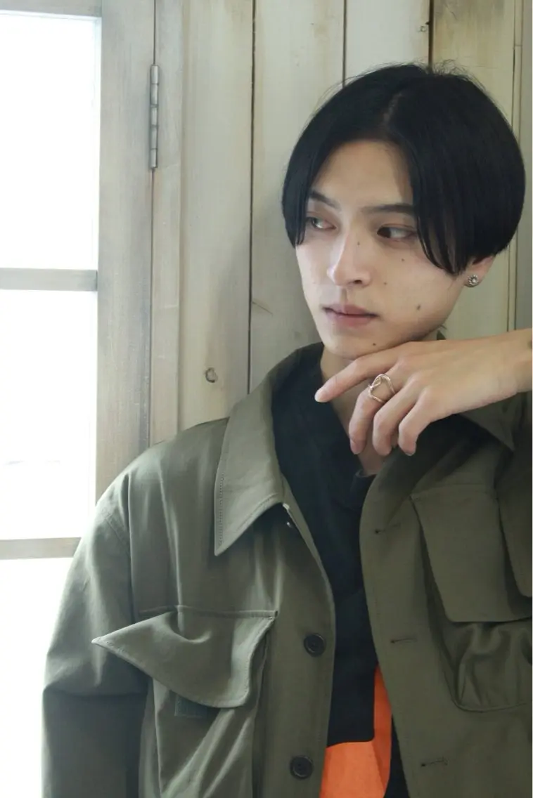 ミディアム 小林 拓巳のヘアスタイル
