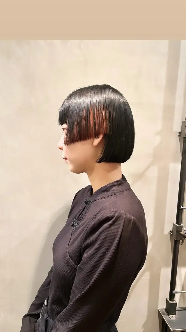 ミディアム カラー カット ヘアカラー トリートメント タナカ カナ🫧のヘアスタイル