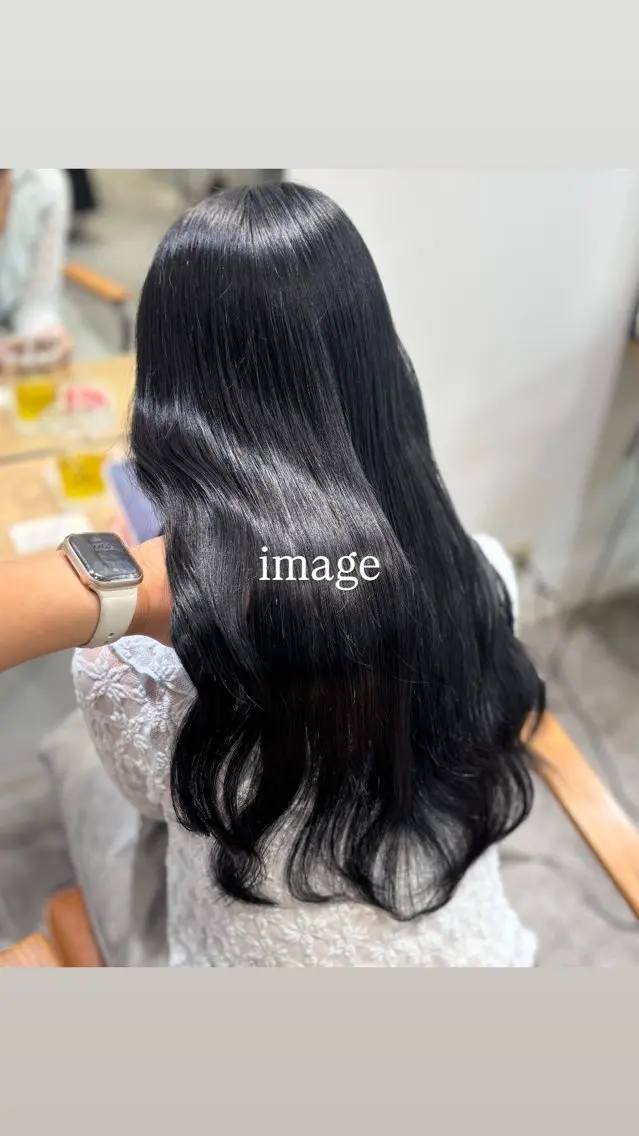 ロング カラー ヘアカラー トリートメント 加藤 歩未のヘアスタイル