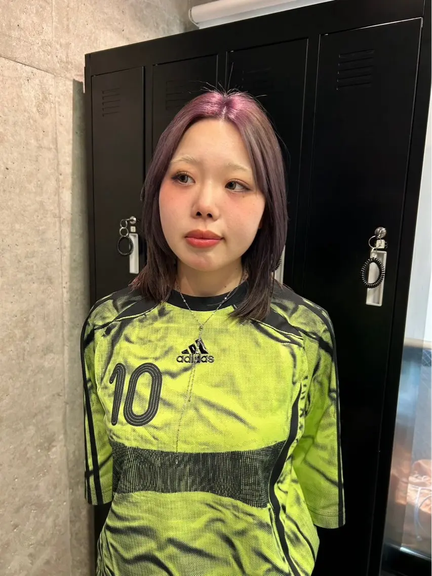 ミディアム ヘアカラー 縮毛矯正/髪質改善 なつき🩶のヘアスタイル