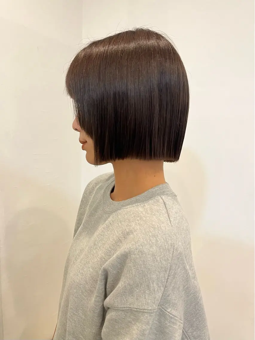 ショート カラー フクシママユ / 柔らかカラーのヘアスタイル