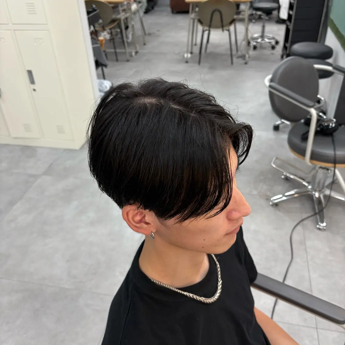 メンズ センターパート 【メンズ特化】中場 健人/西梅田/北新地のヘアスタイル
