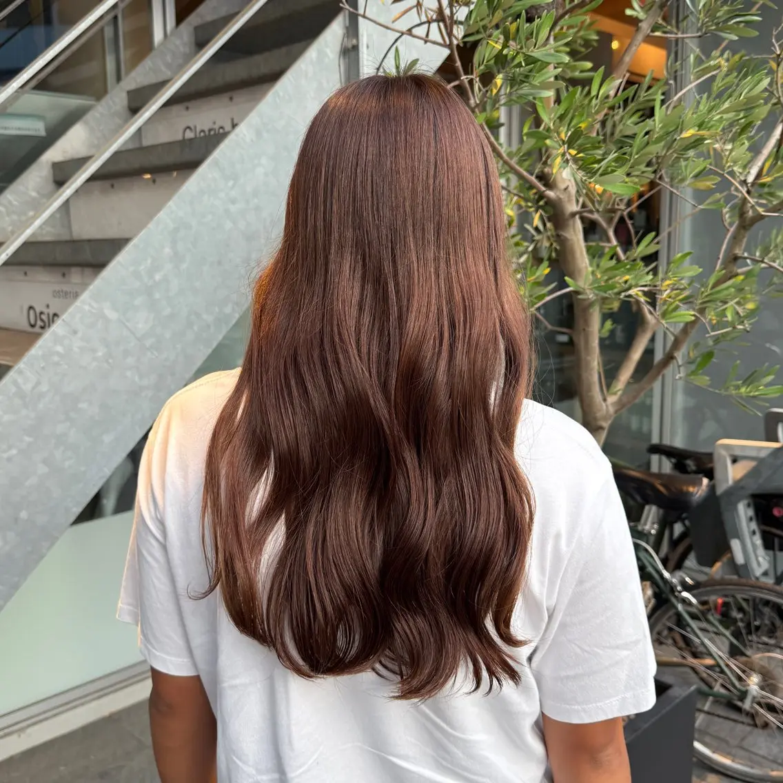 カラー ベージュカラー ブラウンカラー ショコラブラウン 透明感カラー ヘアカラー 柳樂 響のヘアスタイル
