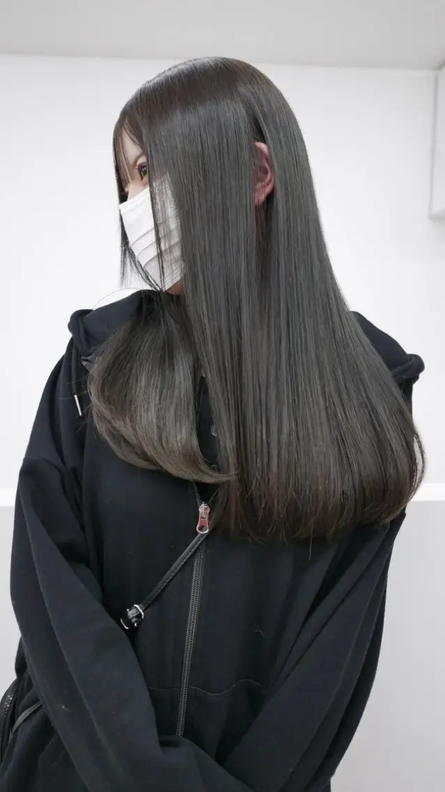 ロング カラー トリートメント suzu 野田美容師のヘアスタイル