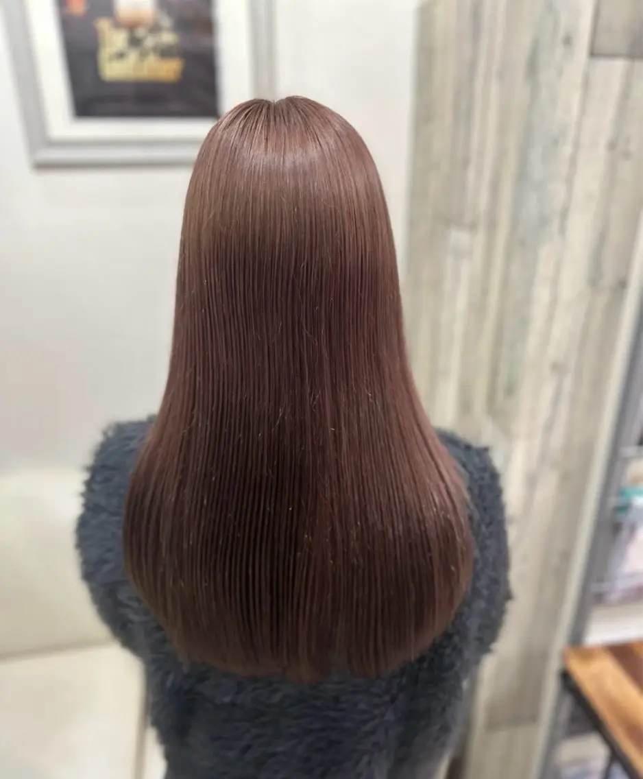 ブリーチなし透明感カラー💭💞の写真