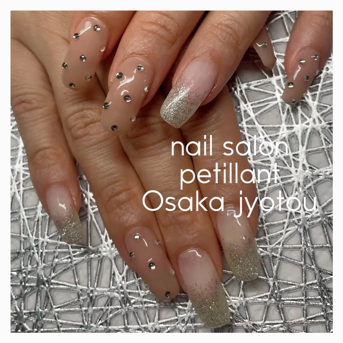 ネイル アートネイル ロングネイル nail salon petillantのネイルデザイン