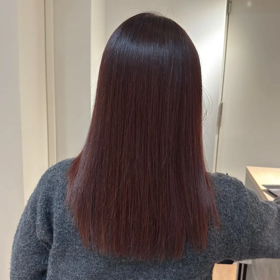セミロング 縮毛矯正 🫧コウノミナ /縮毛矯正🫧のヘアスタイル