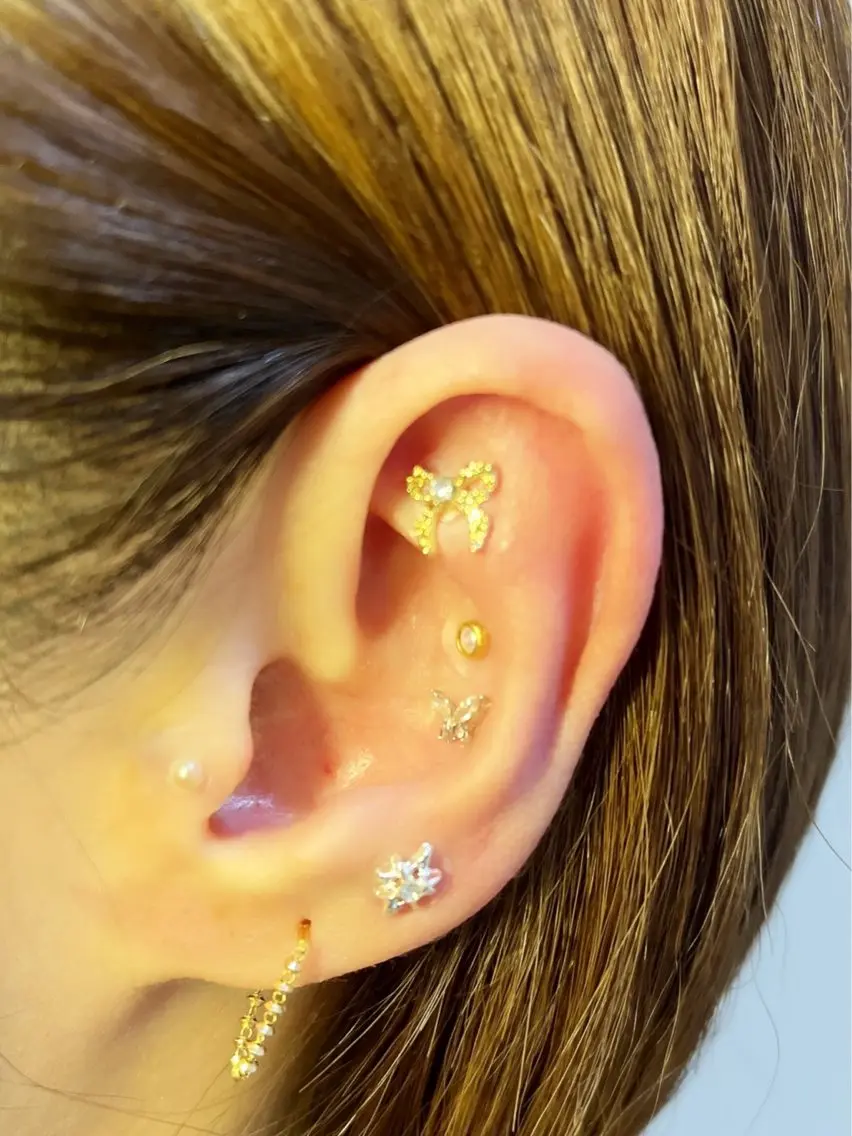 💎耳つぼジュエリー8粒💎👂の写真