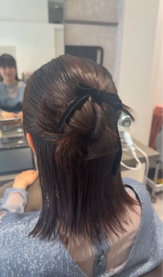 ミディアム ヘアセット 小田 琴葉のヘアスタイル