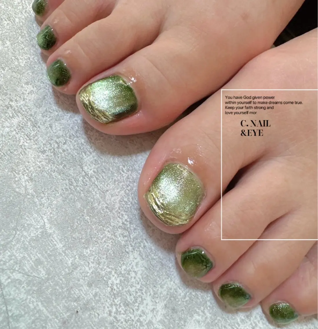ネイル フットネイル C.Nail &Eyeのネイルデザイン