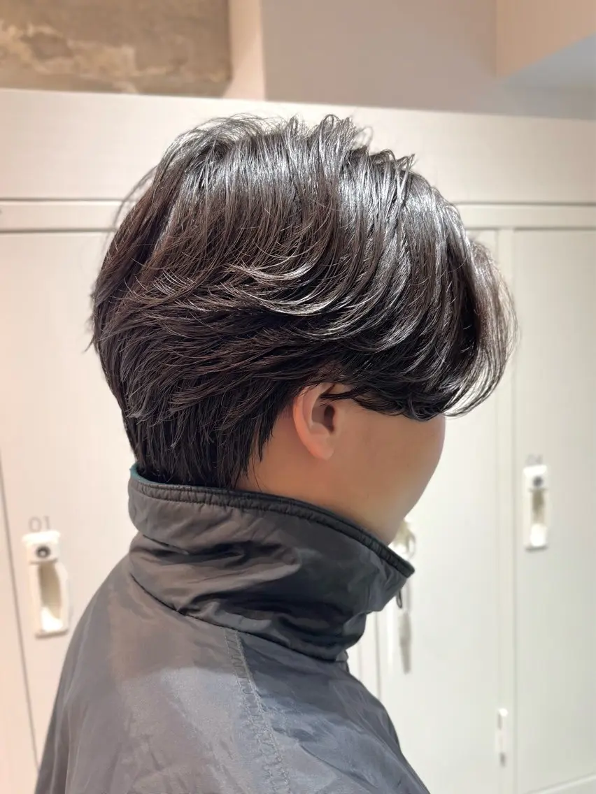 パーマ メンズ フェザーパーマ メンズパーマ スペインカール 波巻きパーマ ニュアンスパーマ カット パーマ 大宮/メンズパーマ 関勇也のヘアスタイル