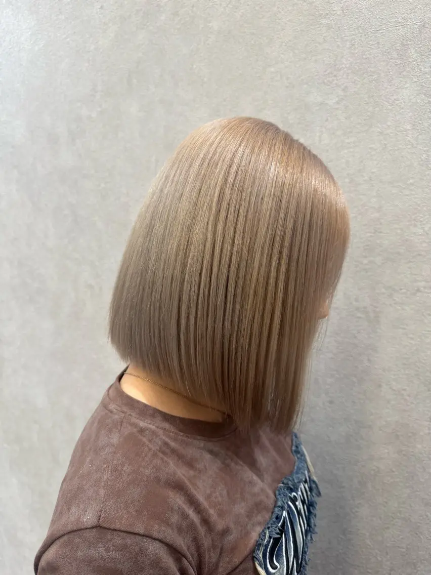 ミディアム ボブ 🍒楓🍒北九州1 艶カラー作る人🎨のヘアスタイル