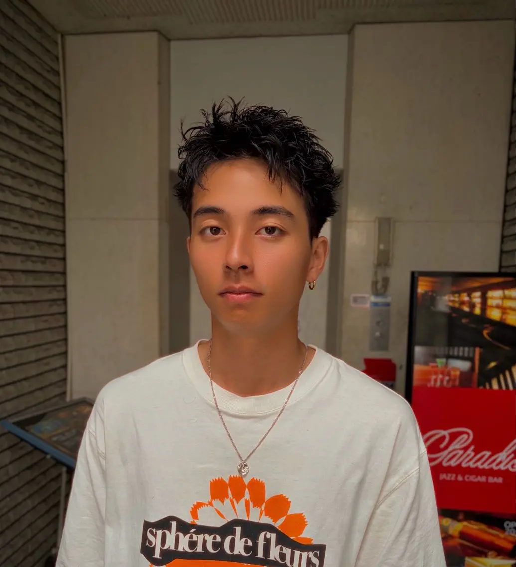 パーマ メンズ メンズパーマ メンズショート カット パーマ UMM daichi メンズパーマのヘアスタイル