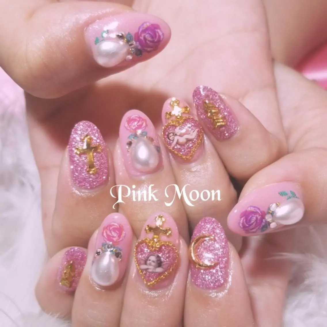 ネイル その他(ネイル) PinkMoon Nozomiのネイルデザイン