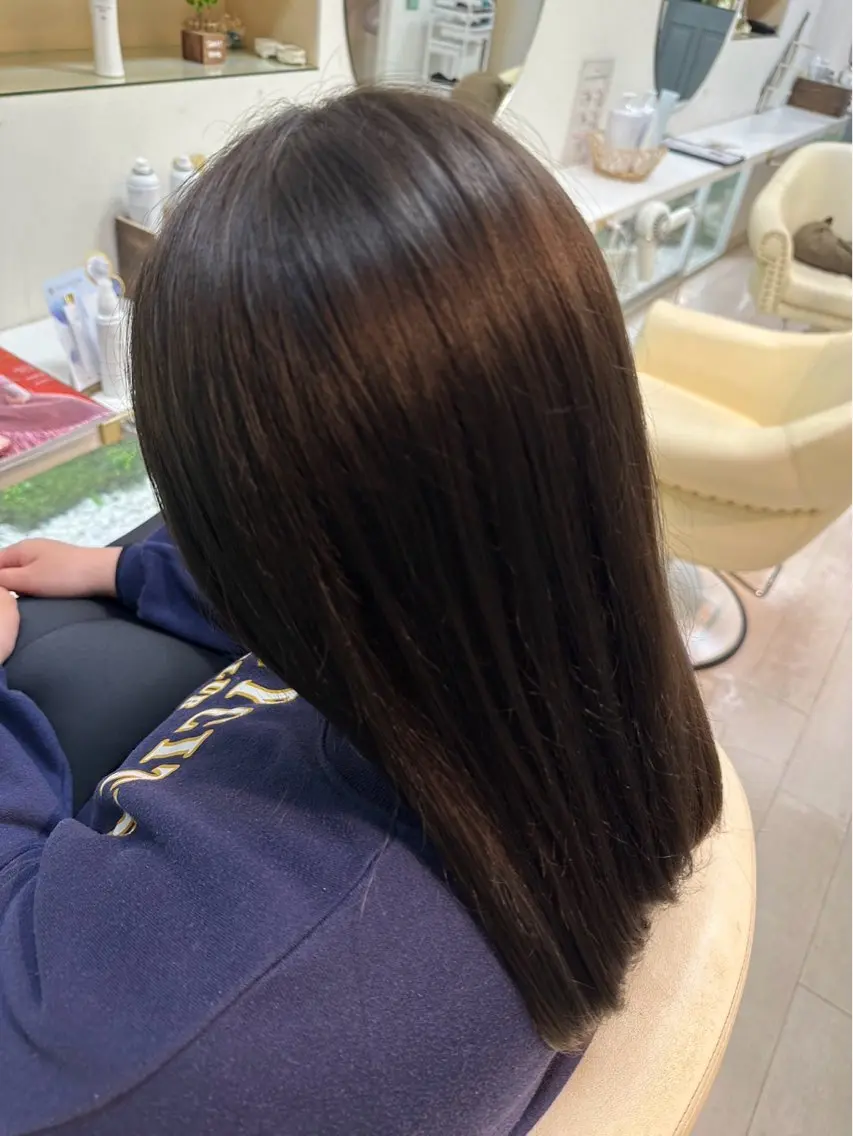 カラー ダークグレー ダークグレージュ グレージュ ヘアカラー emu🤍𐙚 Miyuのヘアスタイル