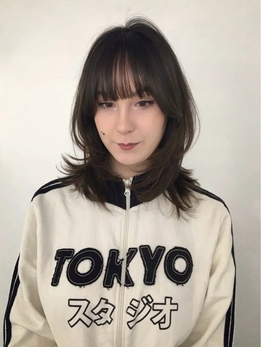 ミディアム カット トリートメント Hanaka🪷 ニュアンス×レイヤーのヘアスタイル