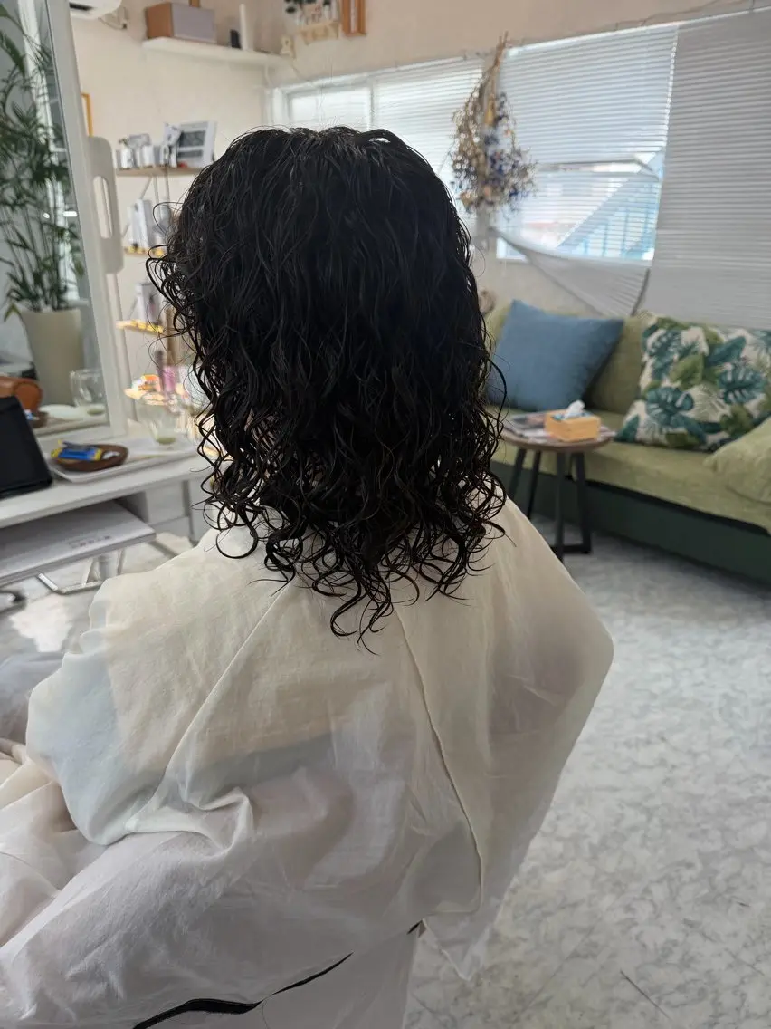 ミディアム パーマ MAEDA YUKIのヘアスタイル