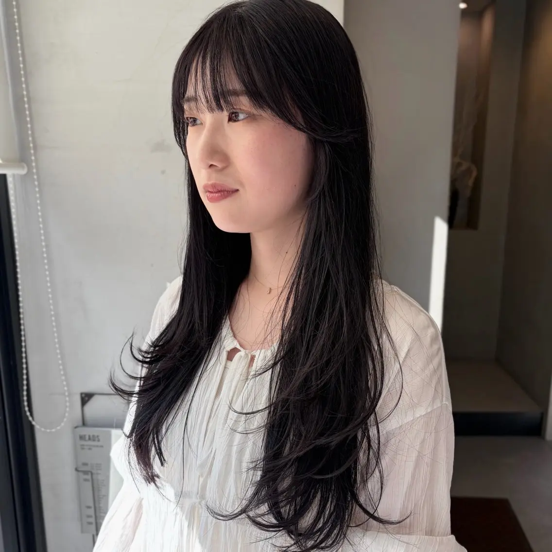 ロング カラー ロングレイヤー レイヤーカット ロング カット ヘアカラー なな/ICI/レイヤ ーパーマ/上前津のヘアスタイル