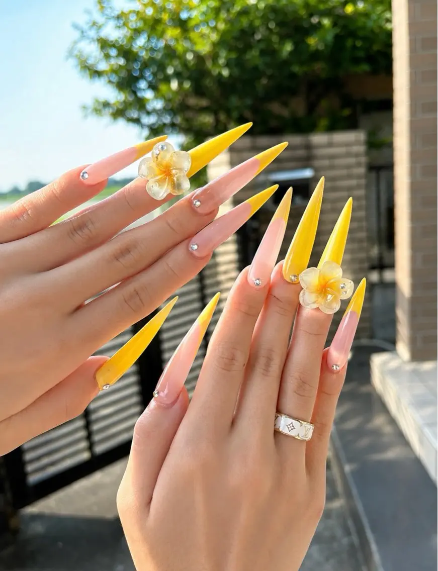 ネイル アートネイル オーロラネイル チークネイル 長さ出し フットネイル Chan nailsのネイルデザイン
