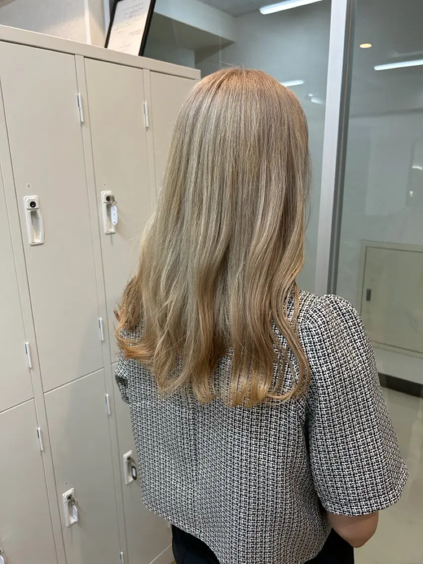 ロング カラー ヘアカラー トリートメント 🪷𝙁𝙪𝙠𝙖 東川口🪷のヘアスタイル
