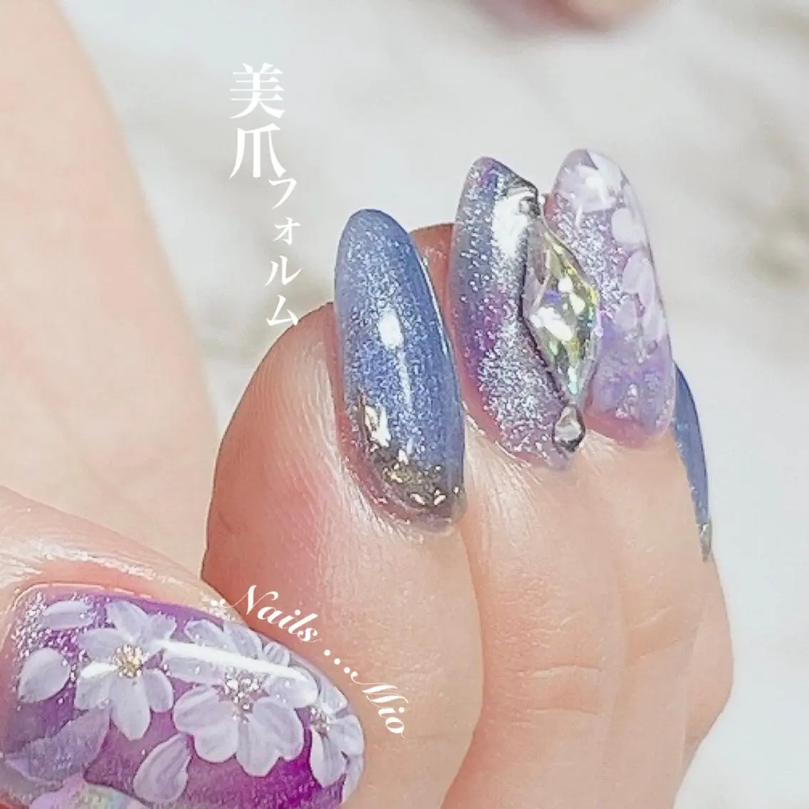 ネイル フットネイル 持ち込み .Nails Mio 赤羽西ネイルサロンのネイルデザイン