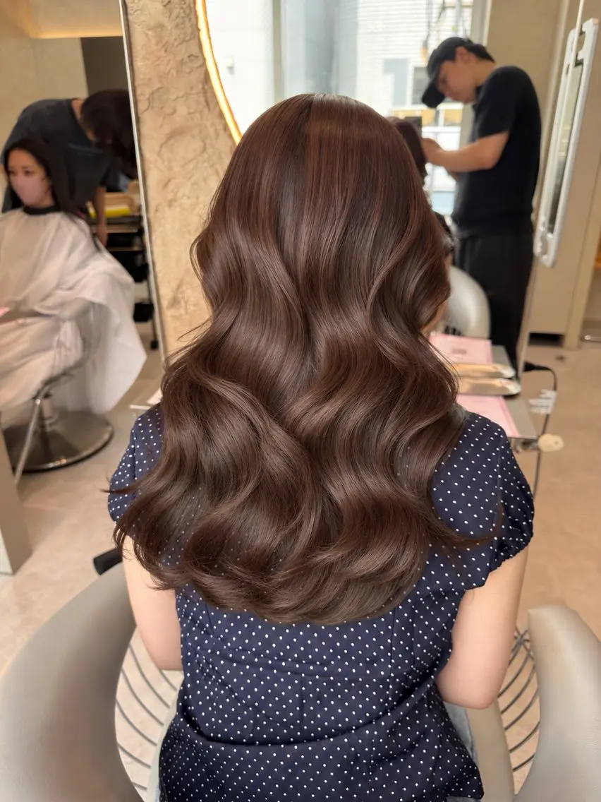 ロング カラー ヘアカラー トリートメント レイヤー/顔周り 髪質改善/タケルのヘアスタイル