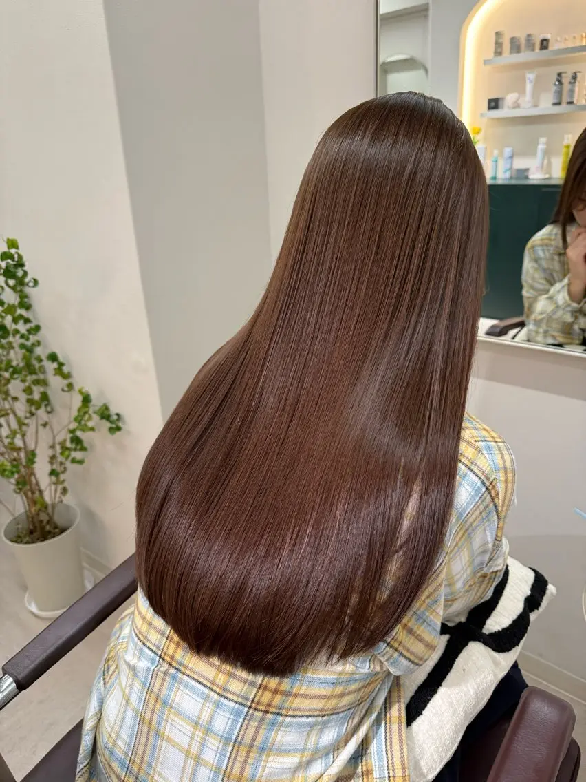 【🌟新規様限定🌟】似合わせカット+イルミナカラー+髪質改善トリートメント💎の写真