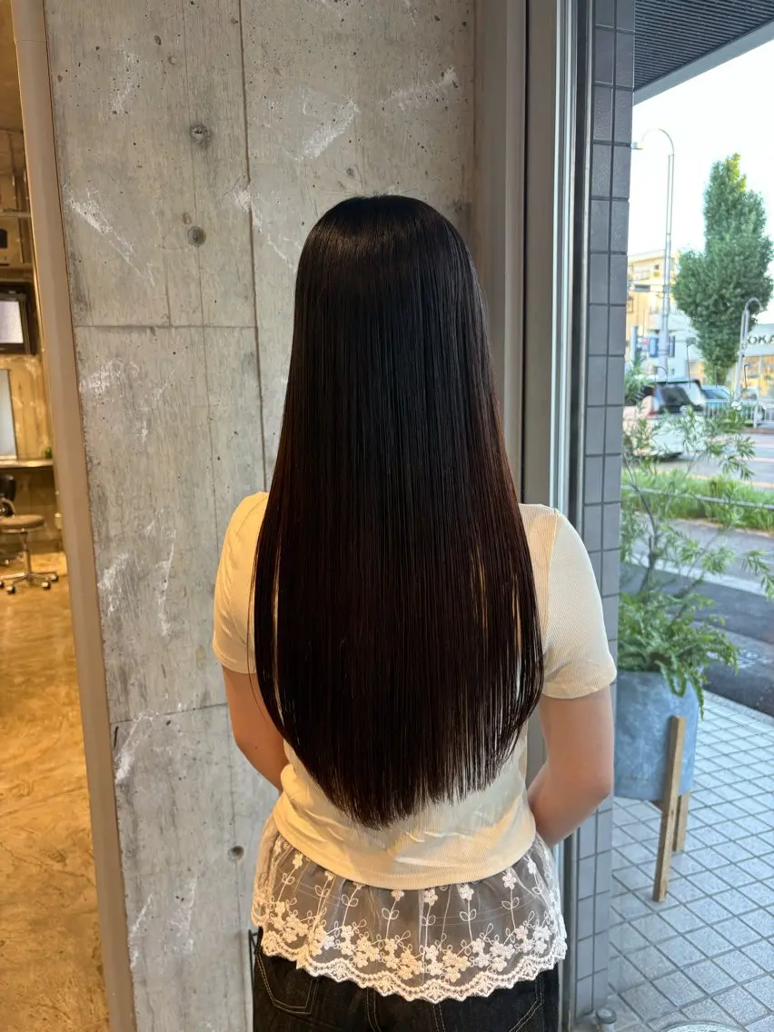 ロング カット piilo. サダのヘアスタイル