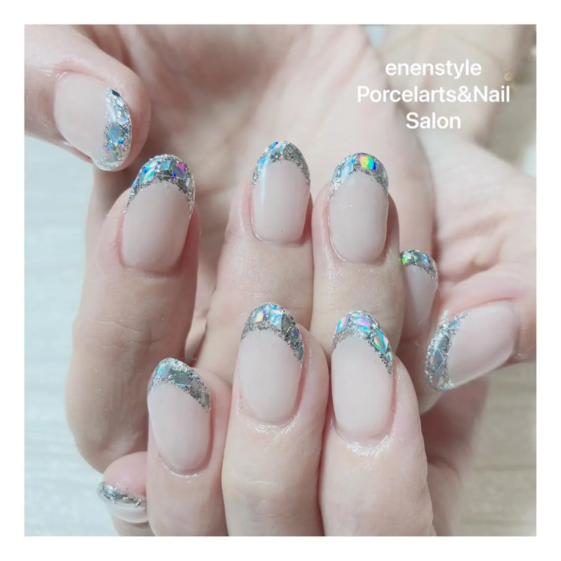 ミディアム ネイル 🐾enen style 🐾のネイルデザイン